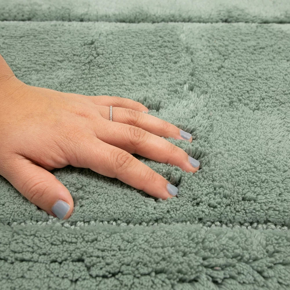 Cotton Bath Mat, Seaglass, 2' 3" x 3' 9" Y211644