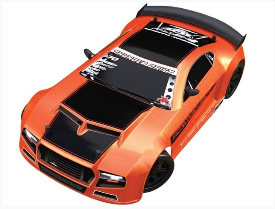 1/10 Scale Belt Drive Electric Orange Drift Car E72792