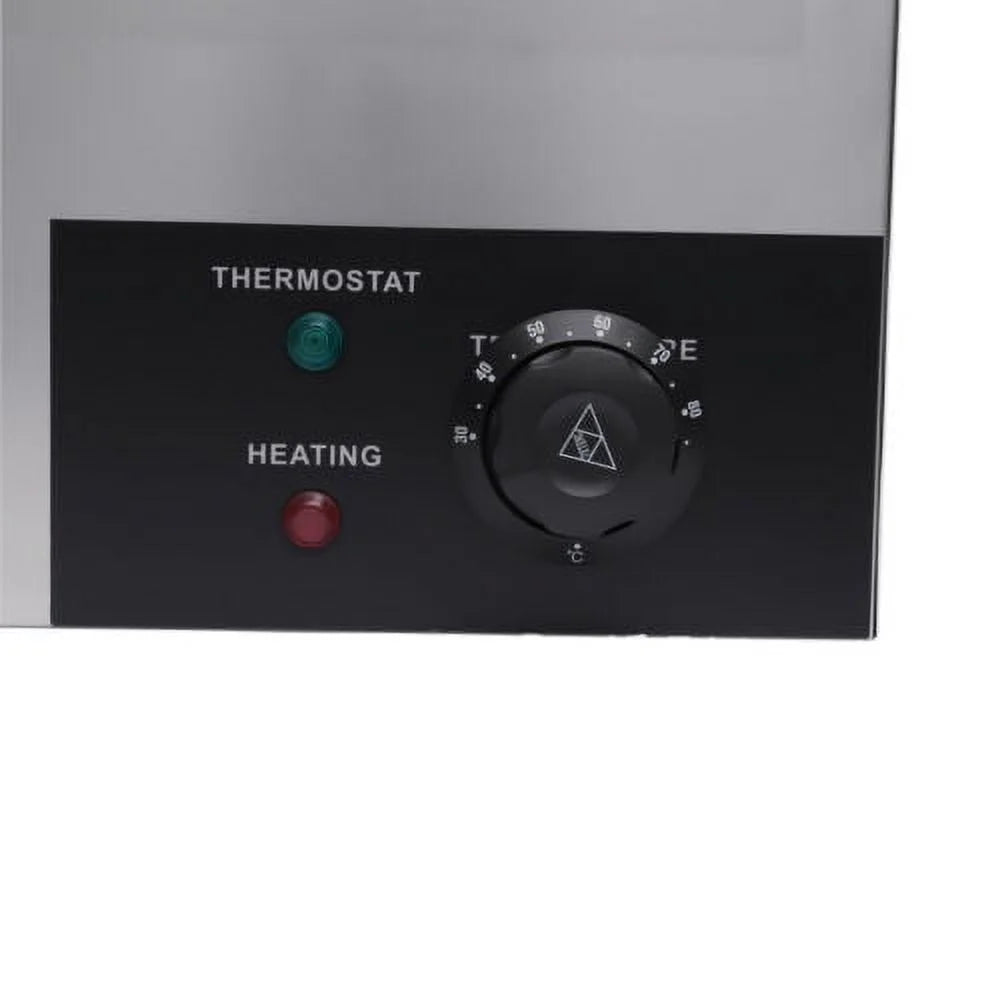 600W 110V 6 Pots Pans Commercial Stainless Steel Food Warmer J656096