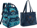 Denim Backpack and Tote Purses D28209
