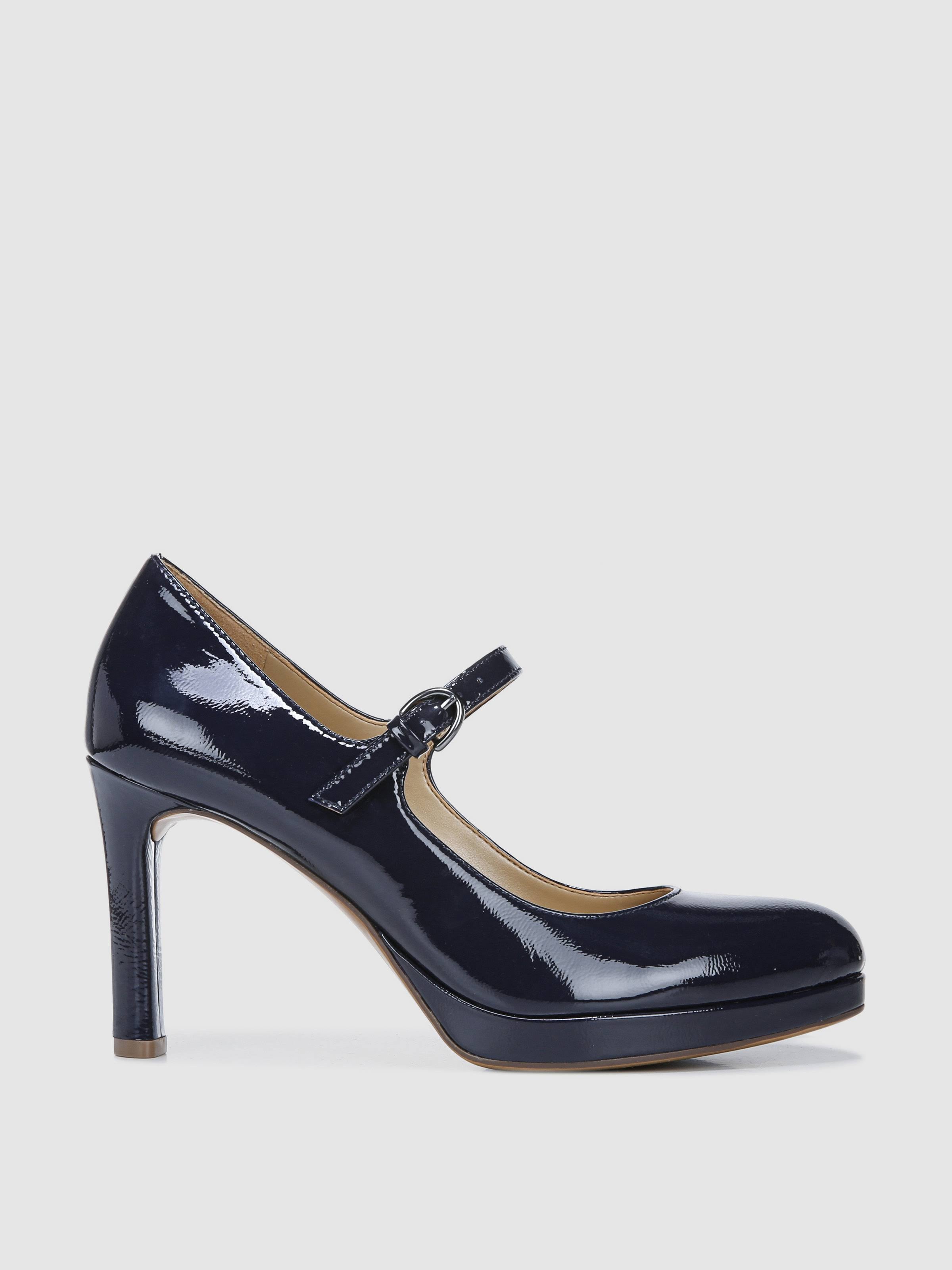 Navy Patent Mary Janes O54181