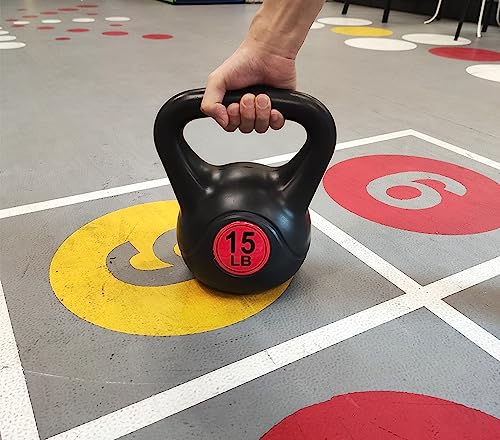 3-Piece Kettlebell Weight Set, 5 lbs, 10 lbs, 15 lbs, 20 lbs, Set of 3 or Set of 4 H3090