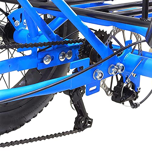 7 Speed 20 Inch Fat Tire Adult Tricycle with Shopping Basket H4561