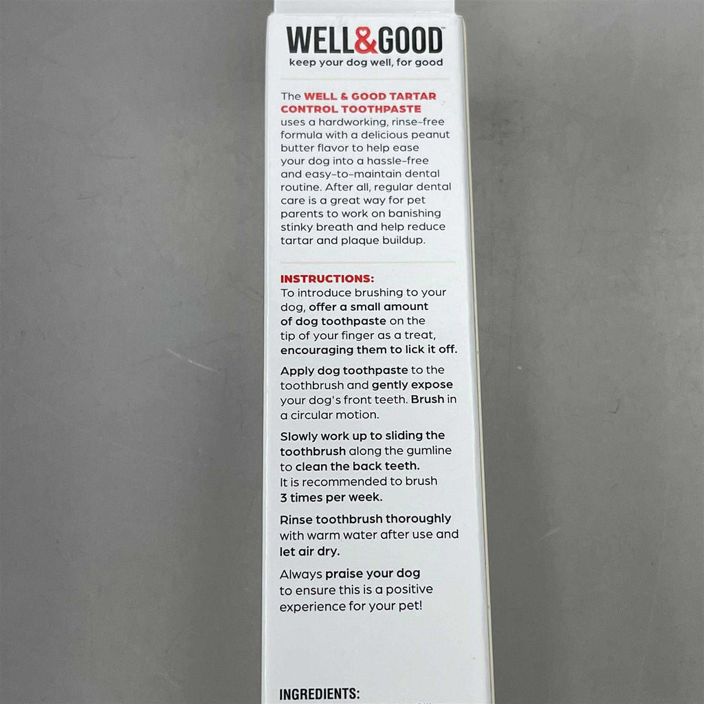 Tartar Control Toothpaste for Dogs N2424