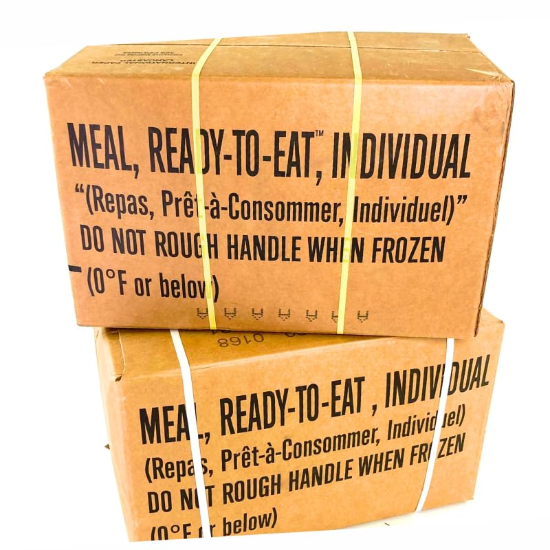 24 full food packs Military meals ready to eat with heater O257
