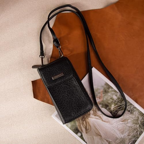Small Crossbody Cellphone Purse with Side Zipper Pocket K5626