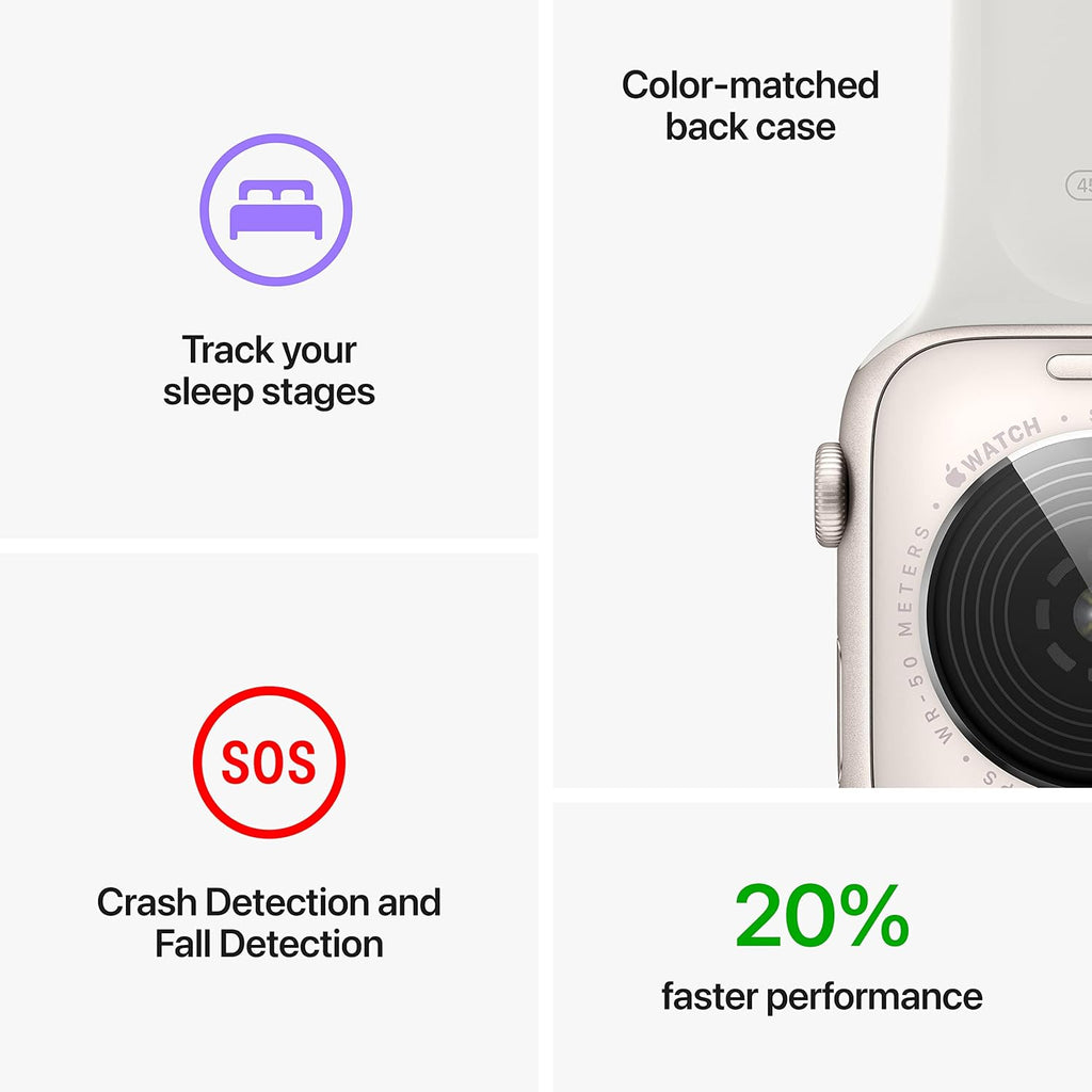 Midnight Aluminum 40mm GPS Smart Watch with Sport Band K546