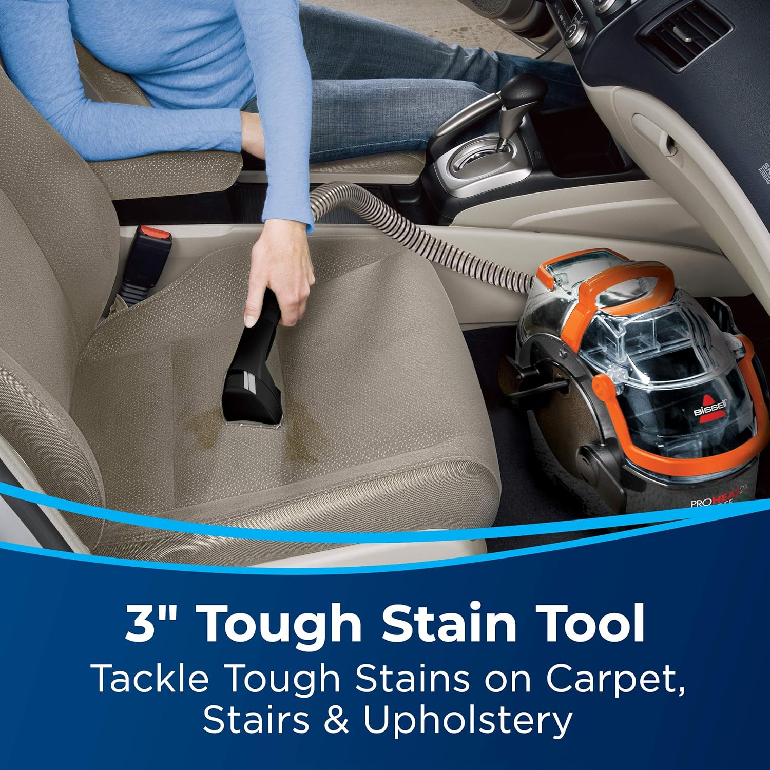 2-in-1 Portable Spot & Stain Cleaner + Full Size Carpet Cleaner T201127