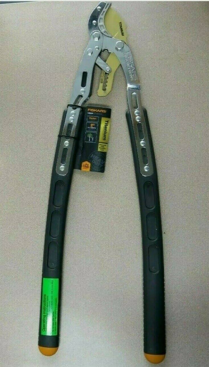 24 in. Titanium Coated Steel Blade Ratcheting Lopper S9072
