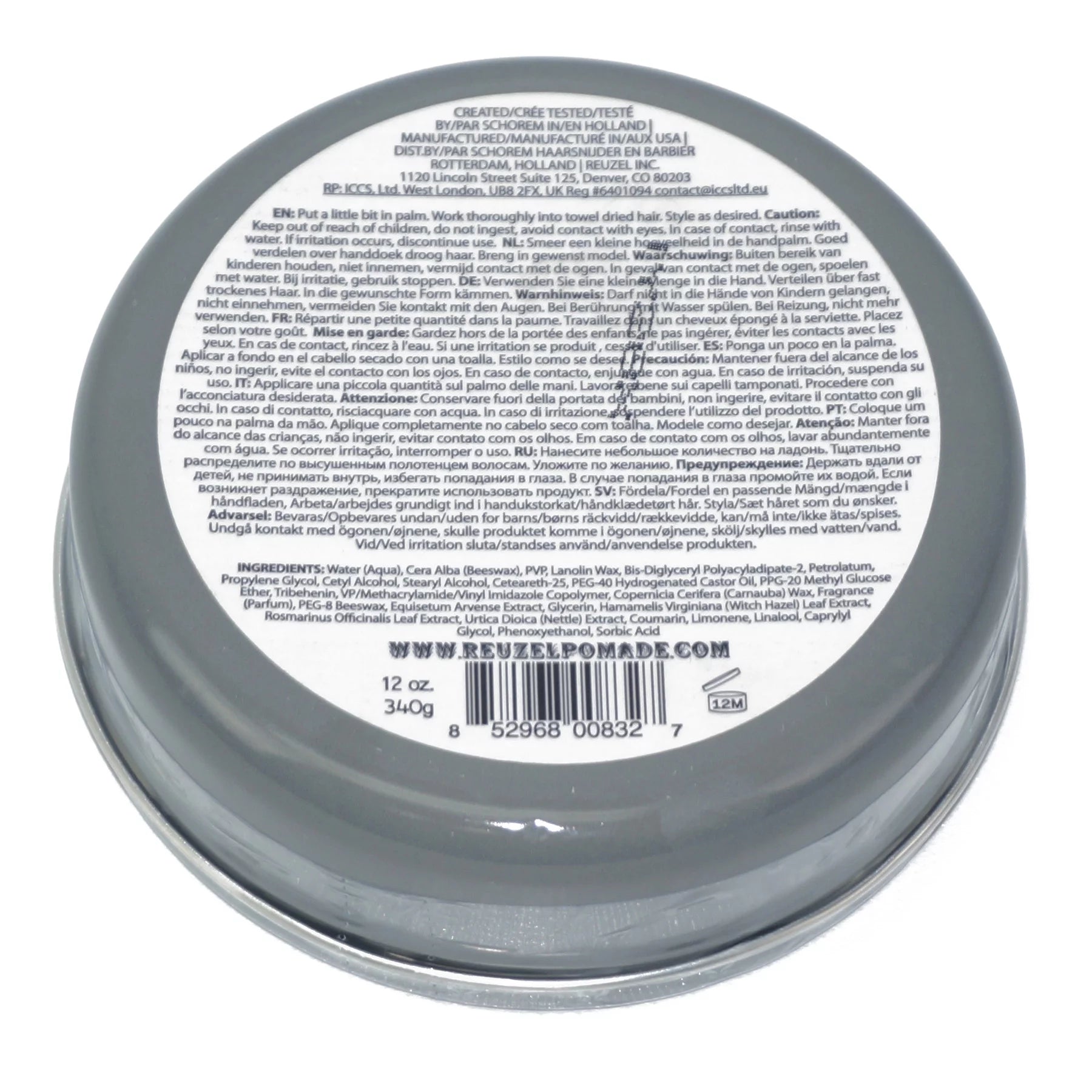 Extreme Hold Matte Hair Pomade, 12 Oz G17121