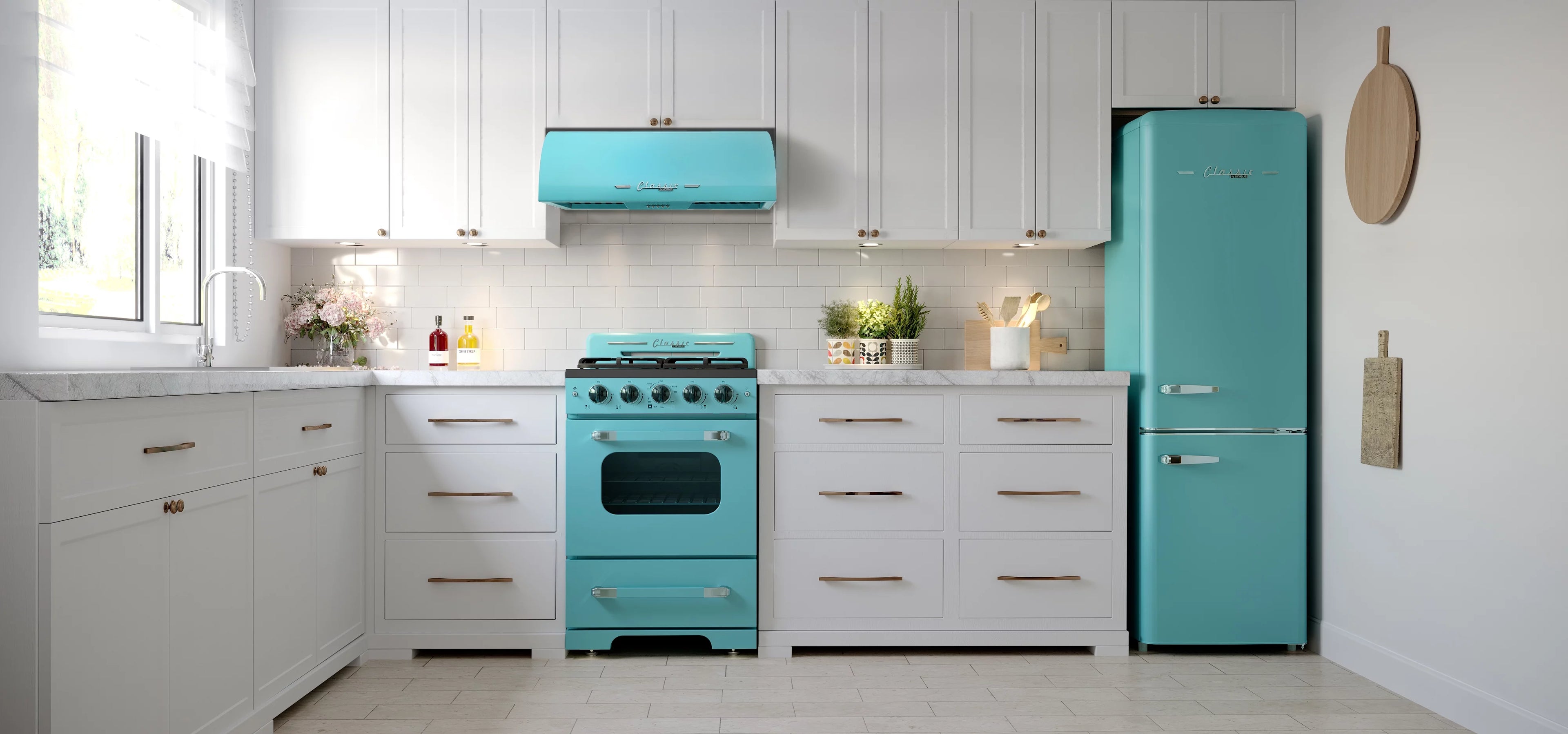 24" 2.9 cu/ft Freestanding Gas Range with Convection Oven and Sealed Burners A7265