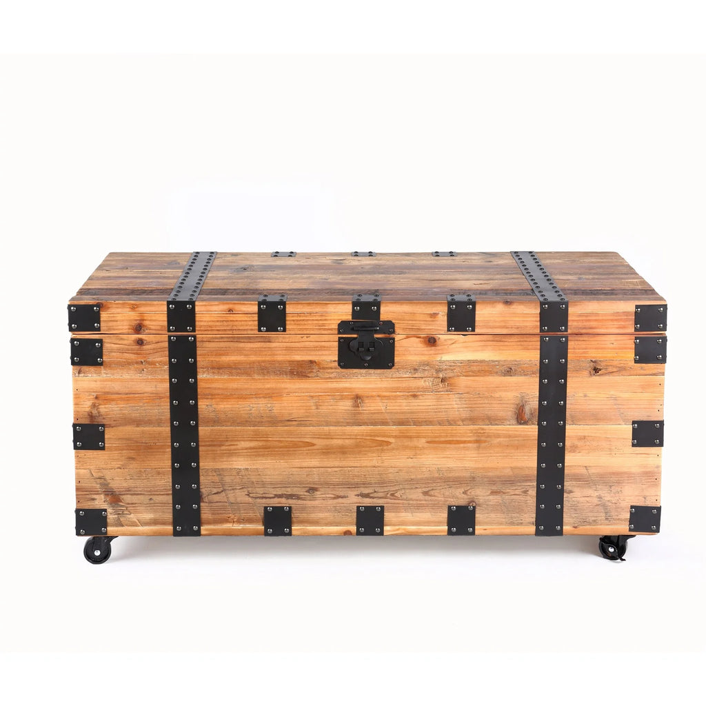 Large Capacity Storage Coffee Table with Four Wheel U204079