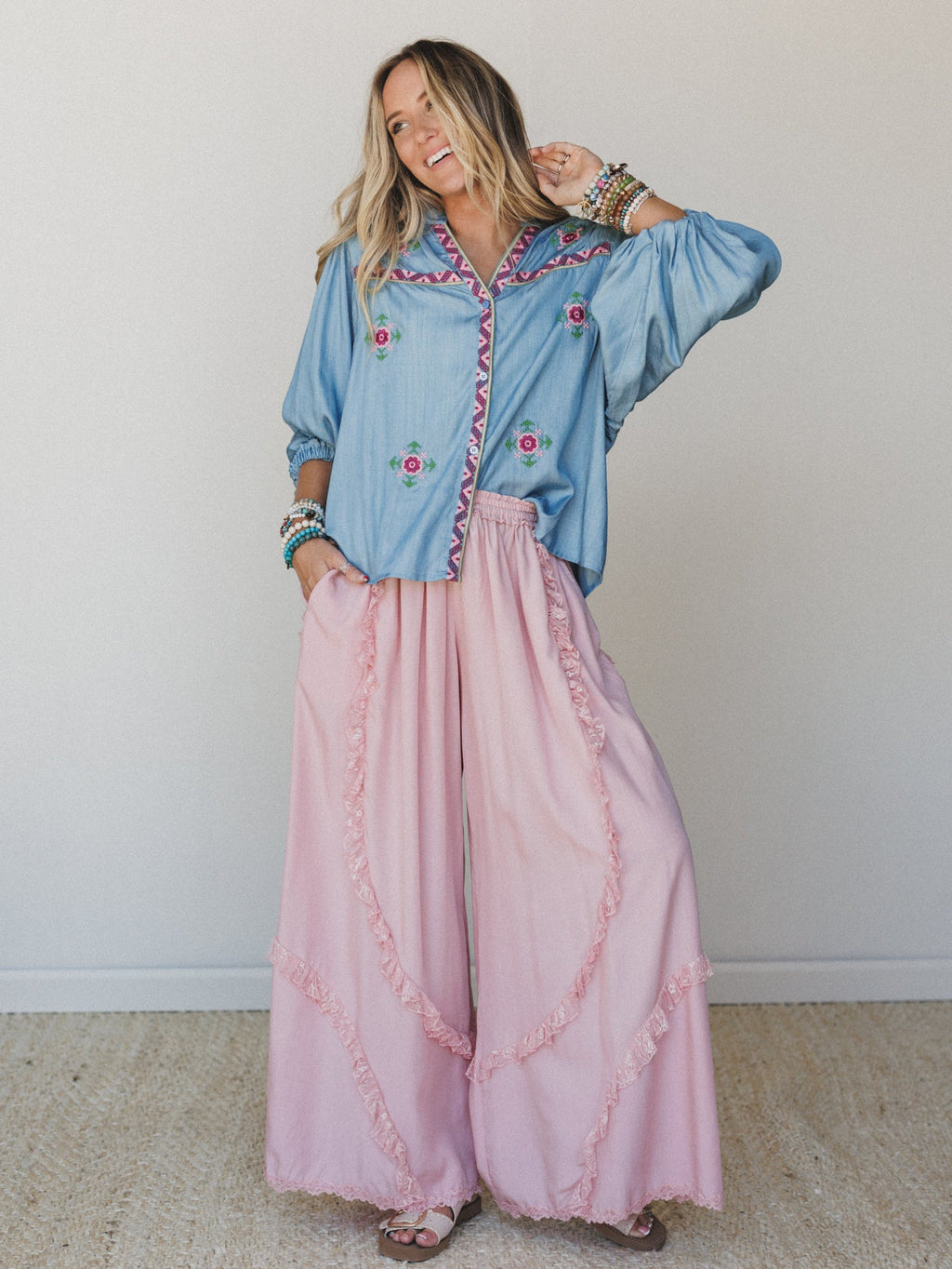 Humble Grace Pant - Pink