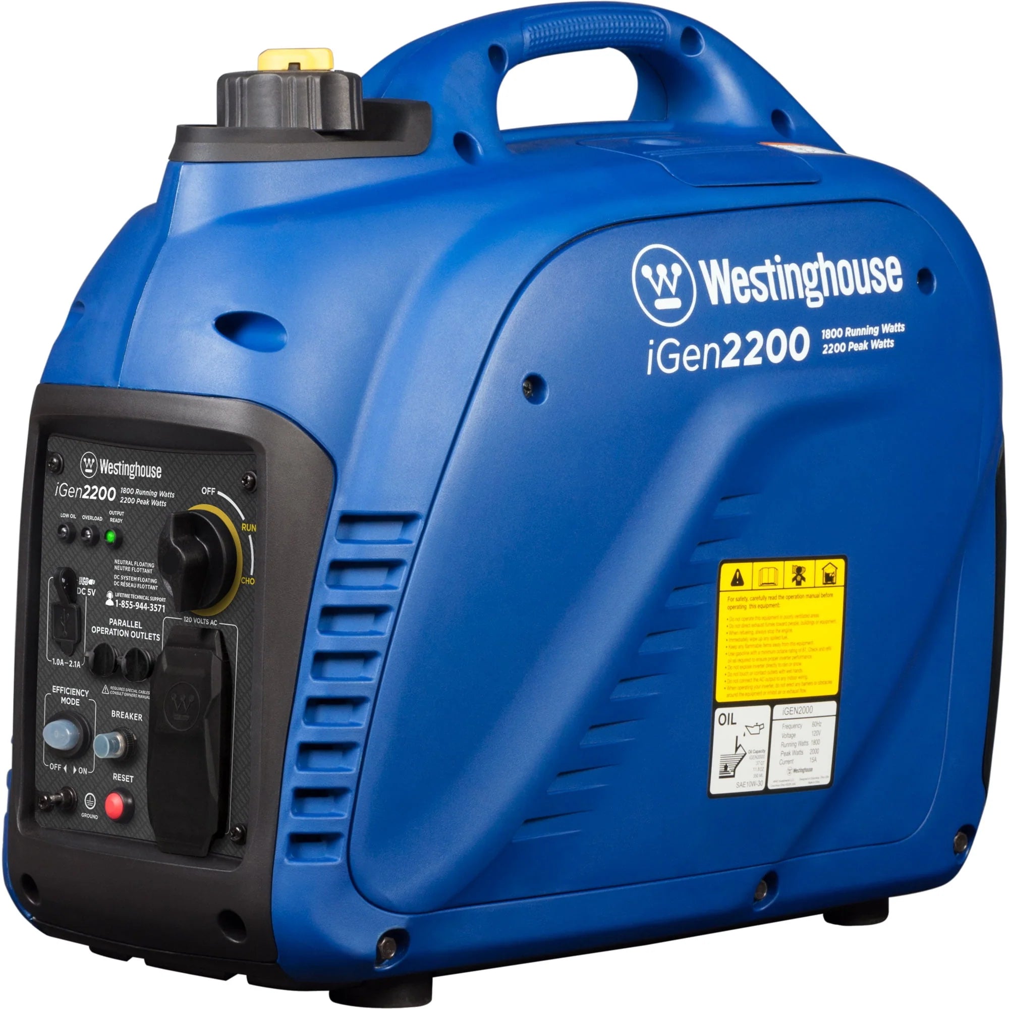 2200 Watt Portable Gas Inverter Generator L524