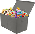 Large Toy Chest with Flip-Top Lid (Gray) Y30924