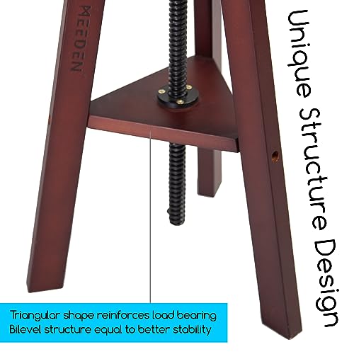 Wooden Drafting Stool with Adjustable Height S14031
