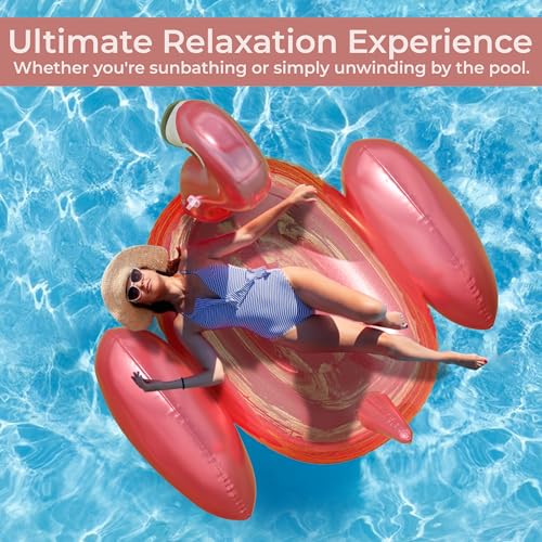Huge 78 x 70 Pink Flamingo Pool Float P3281