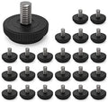 8 Pack 5/16-18 Stainless Steel Adjustable Threaded Furniture Leg Leveling Feet X637306