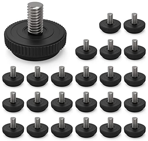 8 Pack 5/16-18 Stainless Steel Adjustable Threaded Furniture Leg Leveling Feet X637306