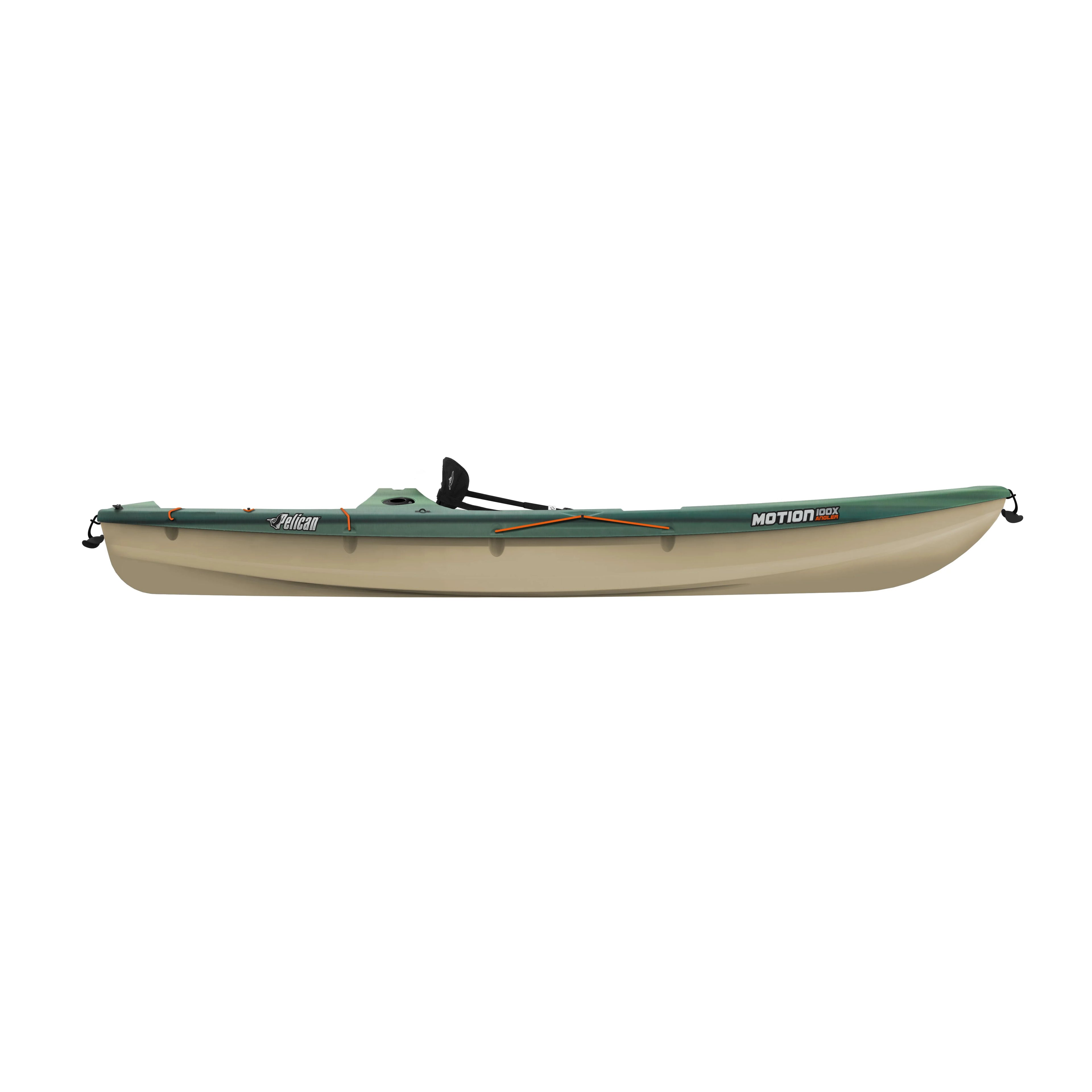 Sit-on-Top Angler Fishing Kayak 10 ft Fade Black Green G979
