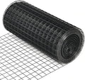 Black Vinyl Coated Welded Wire Mesh, 1 Inch x 1 Inch Grid (48 Inch x 50 ft.) Q286751