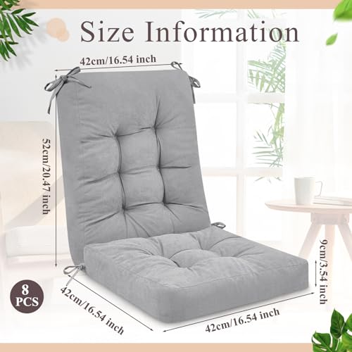 Beige 4 Sets Outdoor Patio Chair Cushions F3836