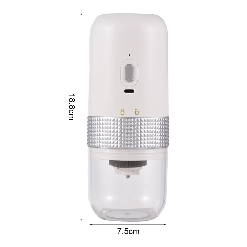Portable Electric Burr Coffee Grinder with Ceramic Grinding Core D612