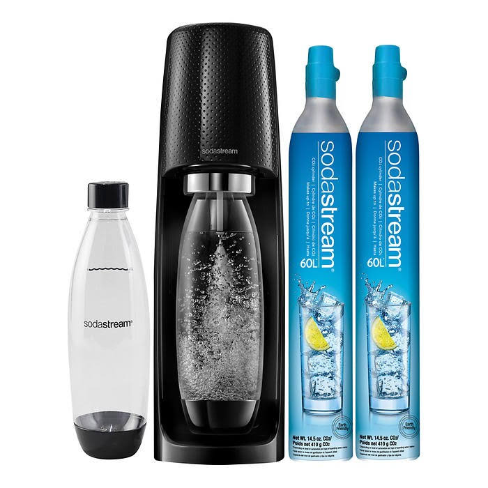 Black Sparkling Water Maker Bundle Z65669