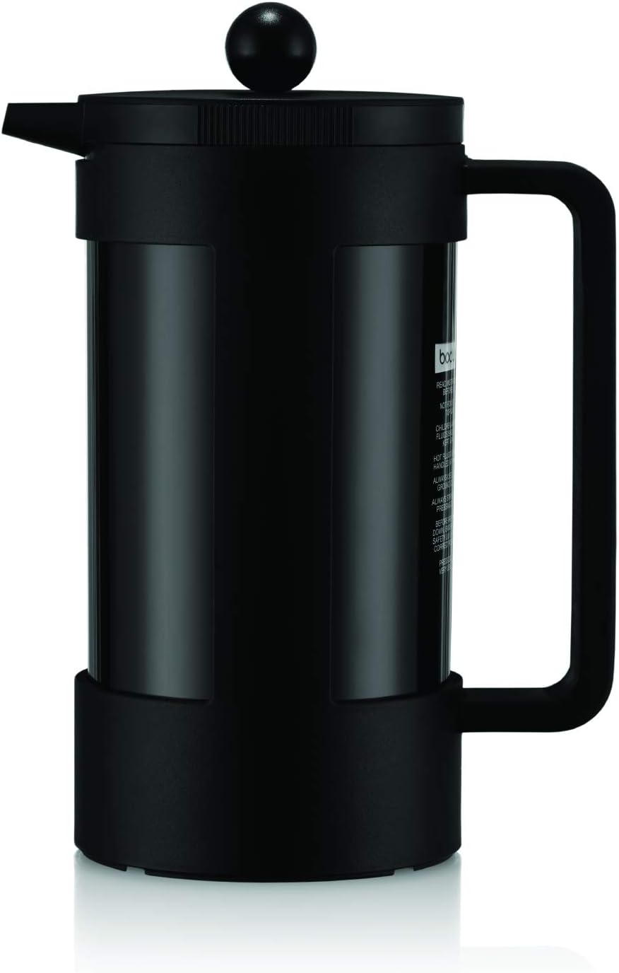 Black 34 Ounce French Press Coffee Maker Q9848