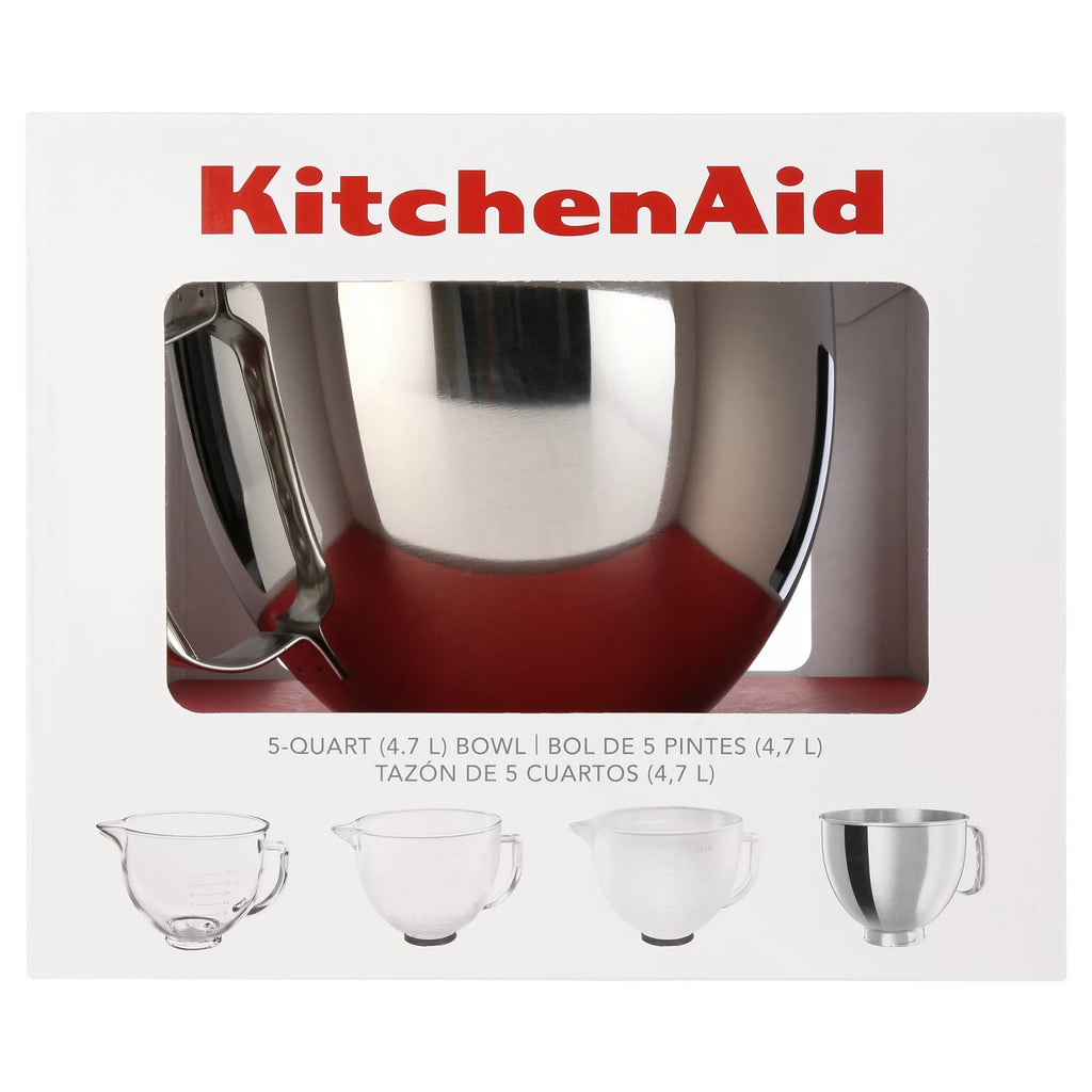 5-Qt. Polished Stainless Steel Bowl with Handle T6283