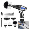 Electric Spin Scrubber Handheld, 2 Speed, with 9 Brush Heads, 450RPM Battery Power Scrubber Waterproof, 3.0Ah Battery and Charger X32262