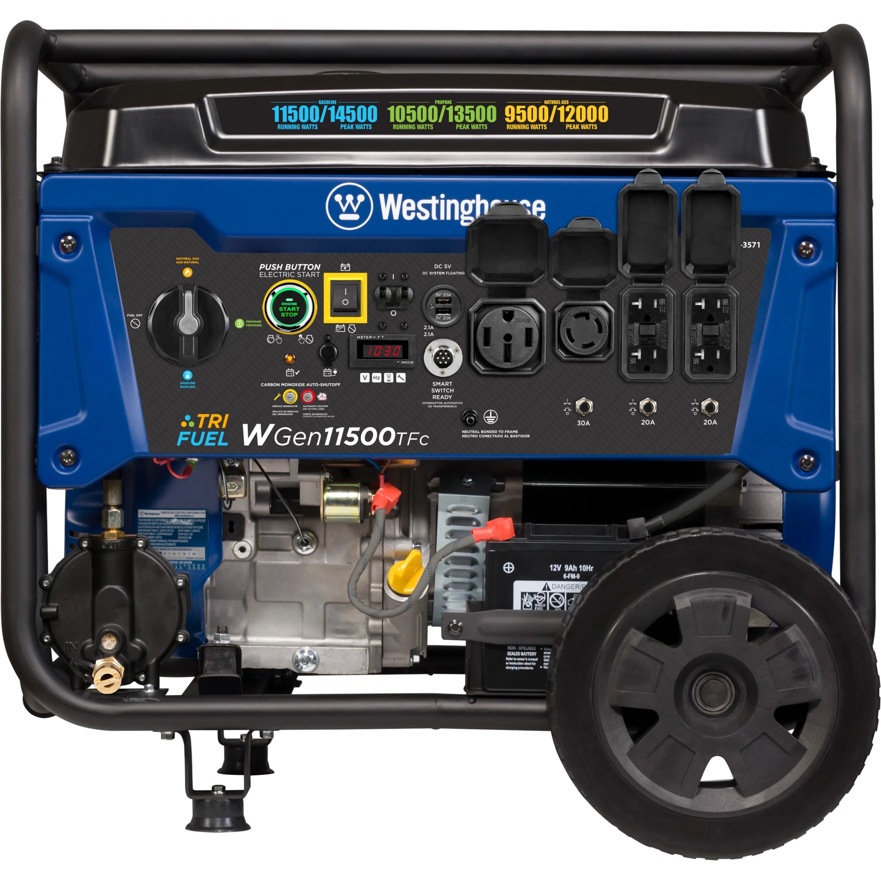 14,500 Watt Tri-Fuel Portable Generator X518