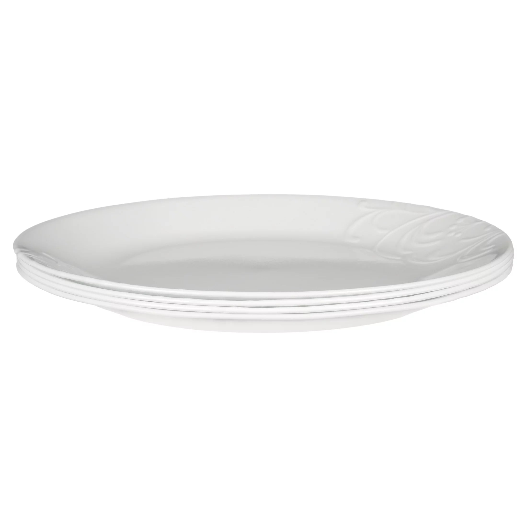 12 Piece White Dinnerware Set Y5575