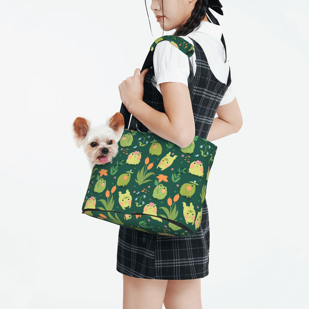 Foldable Dog Purse Carrier Pet Travel Tote Bag O5259