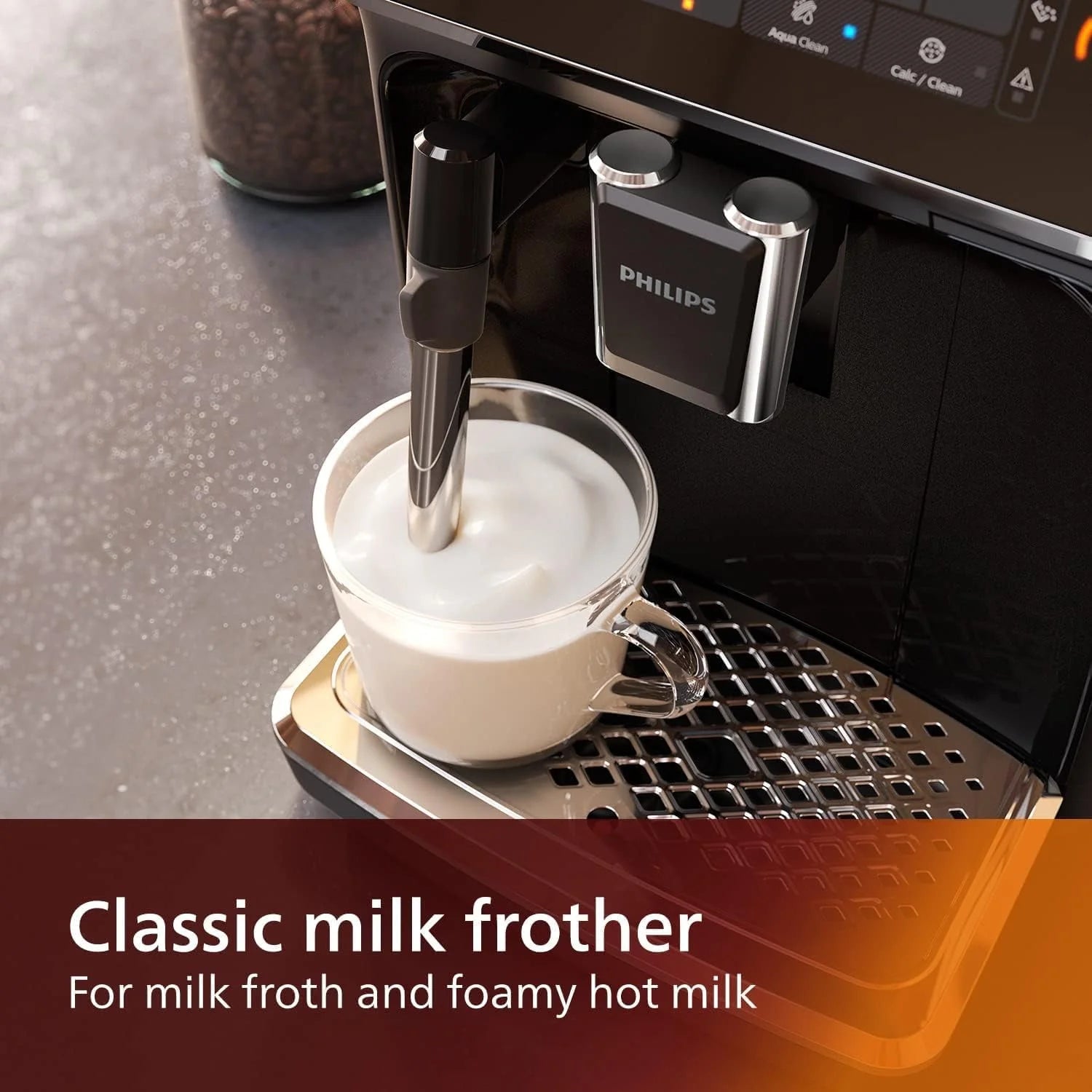 Fully Automatic Espresso Machine with Milk Frother S497