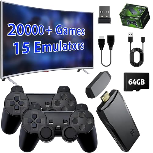 Retro Video Game Console Stick with 2 Wireless Controllers N663