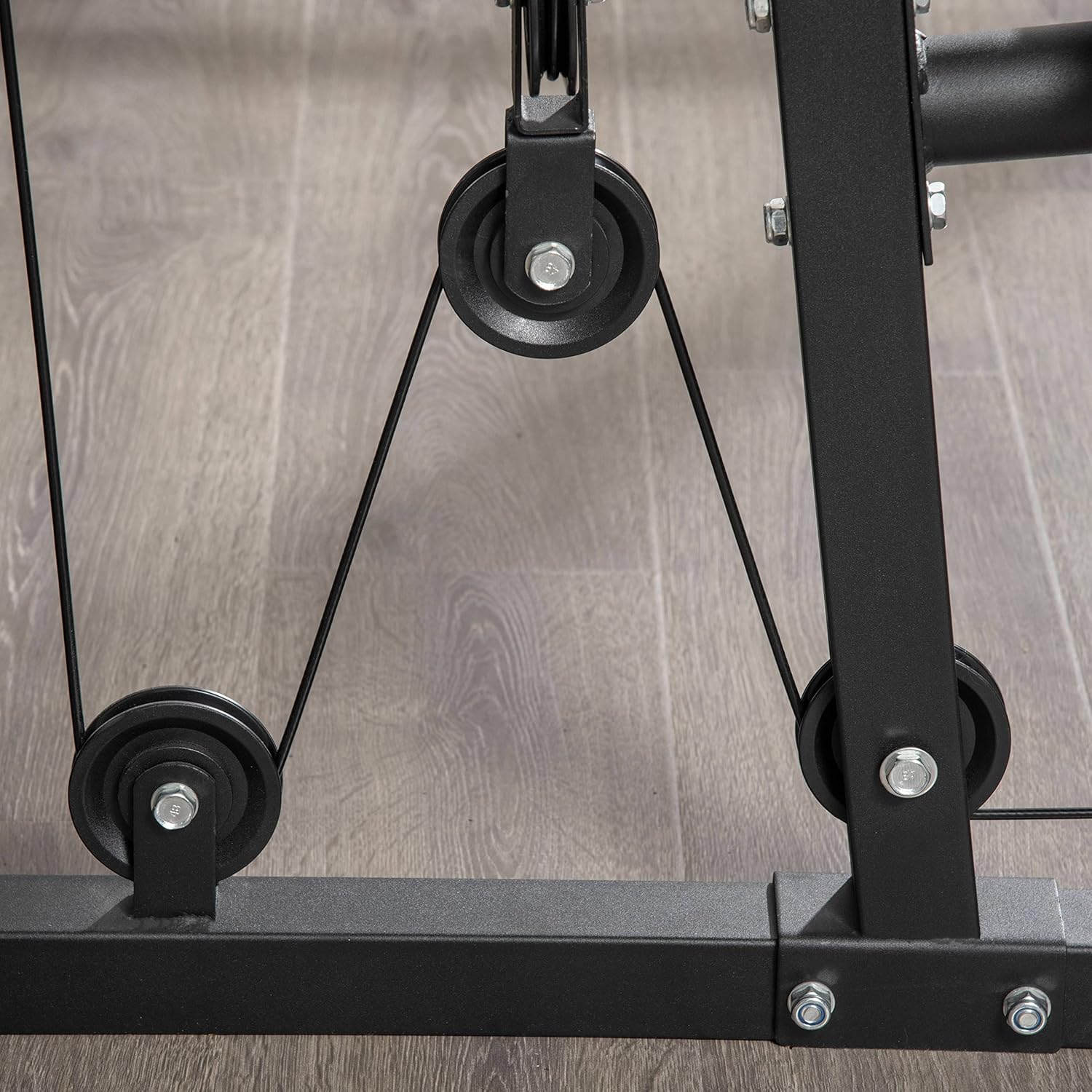 Multifunction Workout Station with 100Lbs Weight Stack Y8215