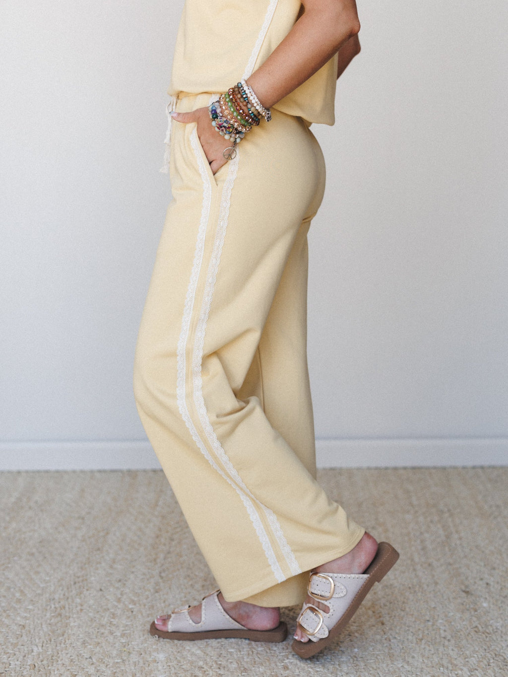 Covered in Comfort Pants - Daisy Yellow