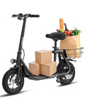 800W Peak Motor Foldable Electric Scooter with Seat Q401