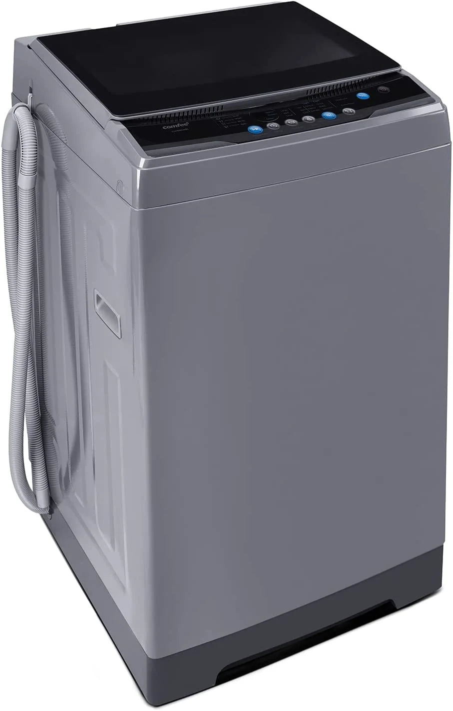 1.6 Cu.ft Portable Washing Machine, 11lbs Capacity Fully Automatic Compact Washer with Wheels, Magnetic Gray M1716
