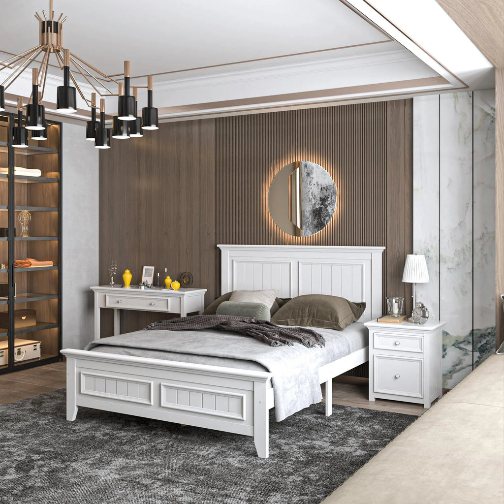 Queen Solid Wood Bed Frame K379