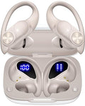 Black Bluetooth Wireless Earbuds with Earhook L5911