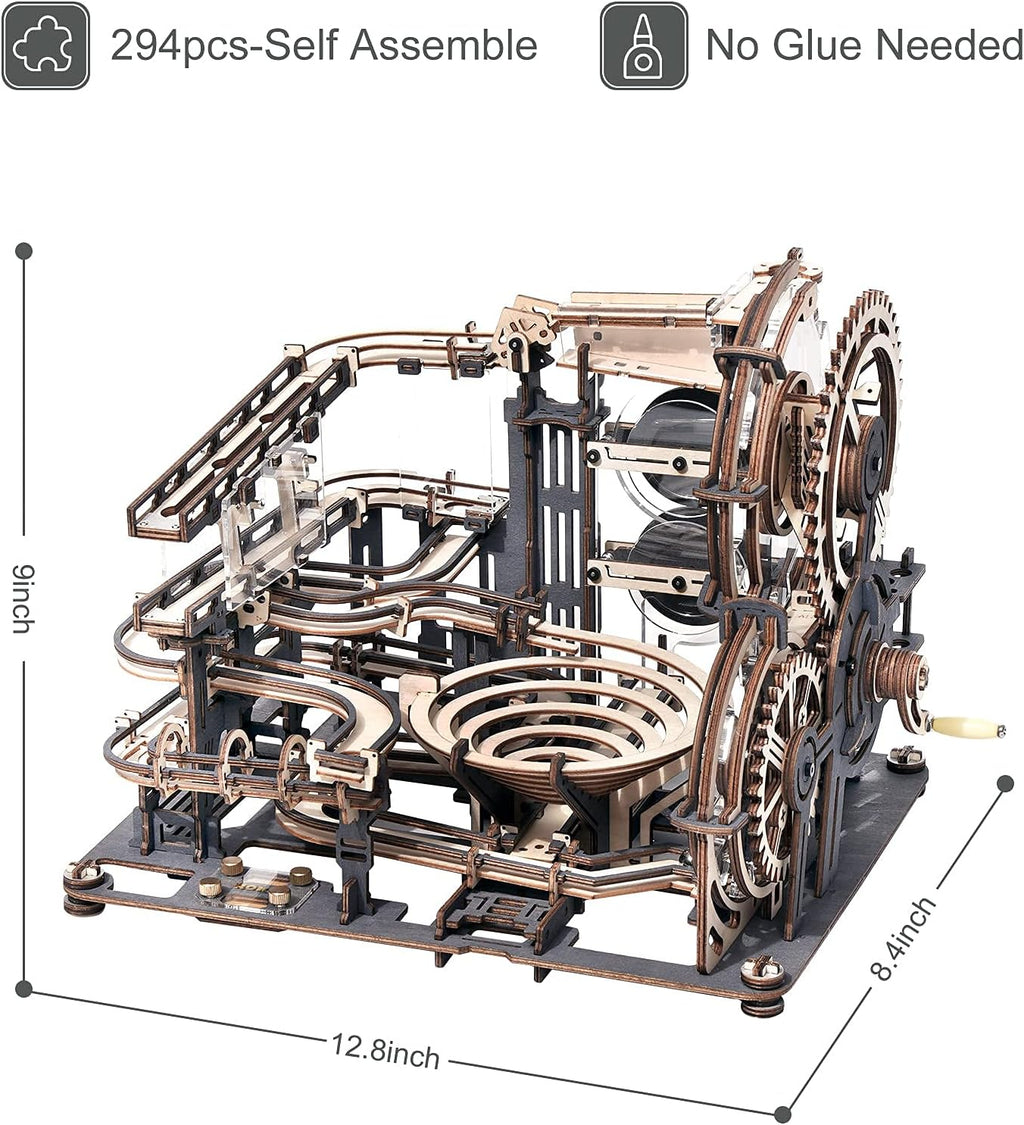 3D Wooden Marble Run Chain Mechanical Building Kit B721