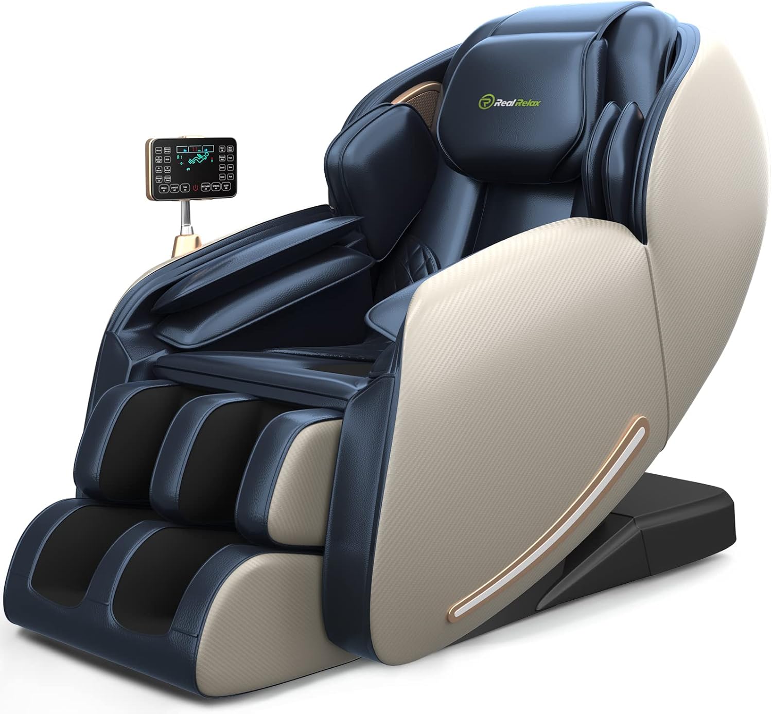 Full Body Zero Gravity SL-Track Shiatsu Massage Chair Recliner with Heat Foot Roller V829
