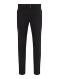 Black Tight Fit Poly Pants Q466894