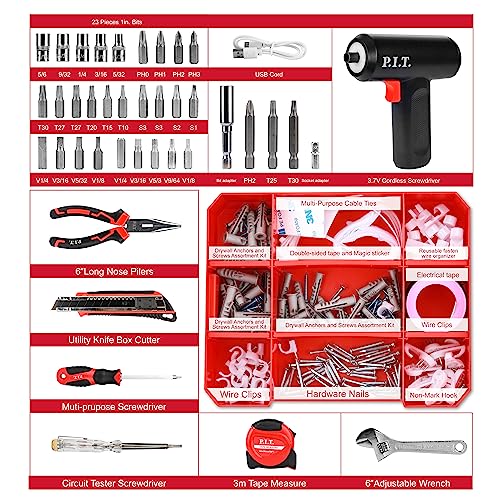 Mini Red 5-Drawer Steel Tool Box O60940