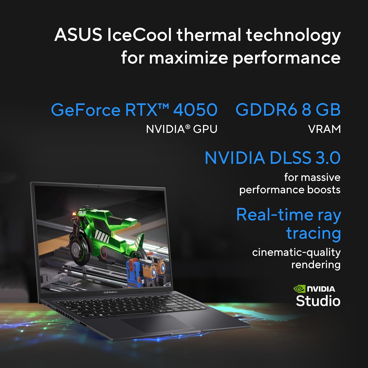 16” 3.2K 120Hz OLED Laptop, Intel Core i9-13900H, RTX 4050, 16GB RAM, 1TB SSD, Windows 11 Home, Indie Black N727634