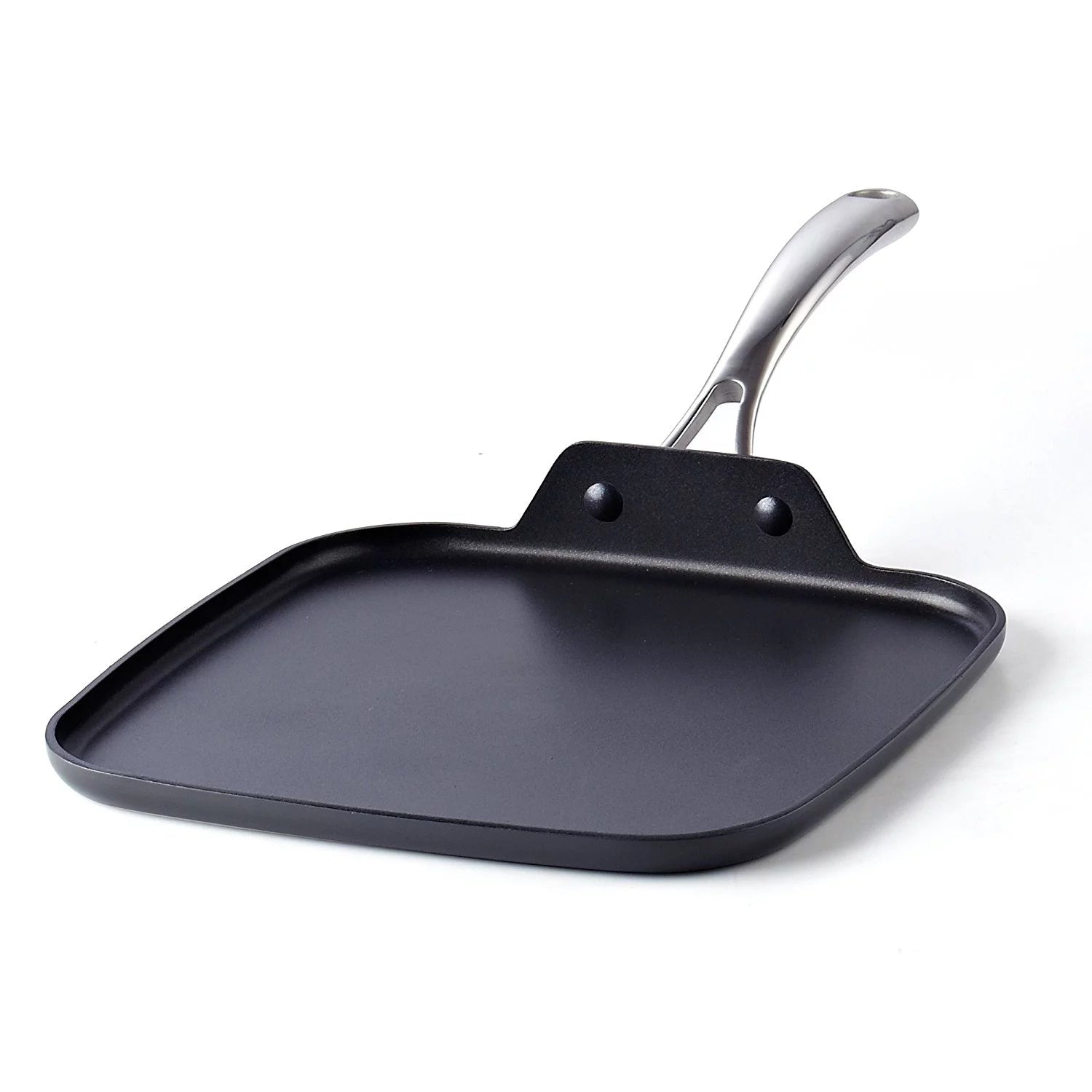 Black 11 x 11-Inch Nonstick Hard Anodized Griddle Pan S632