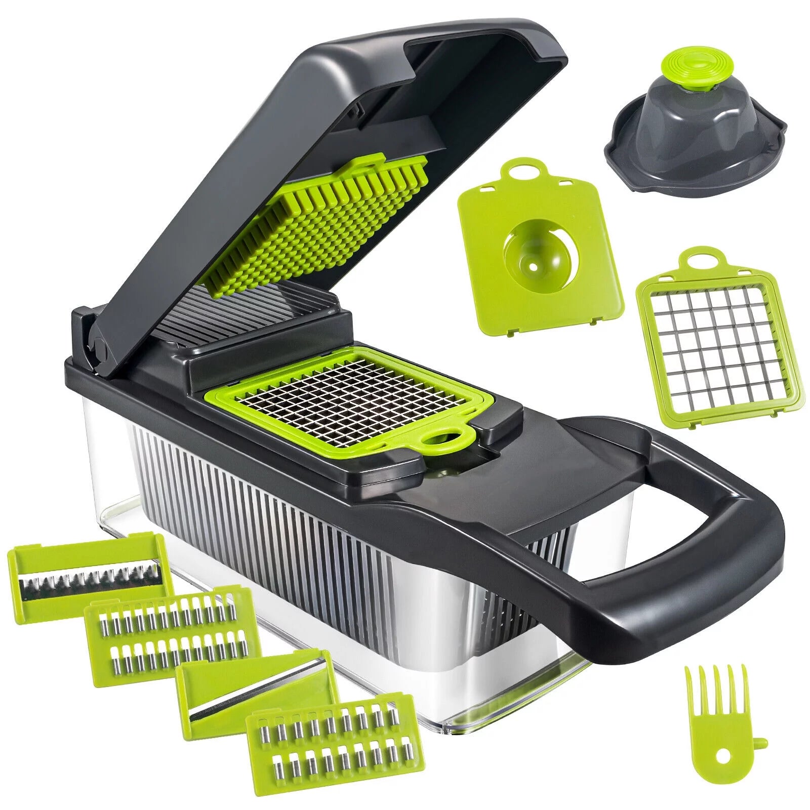Vegetable Chopper Mandoline Slicer Food Dicer with Container J286