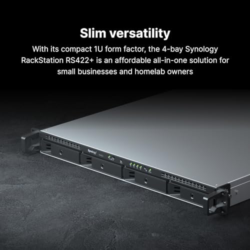 4-Bay Rackmount NAS, Black J41872